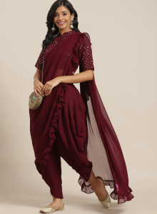 Dhoti and Saree Combo for Maithil Women